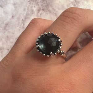 Pandora Retired Sapphire ring. Size 7